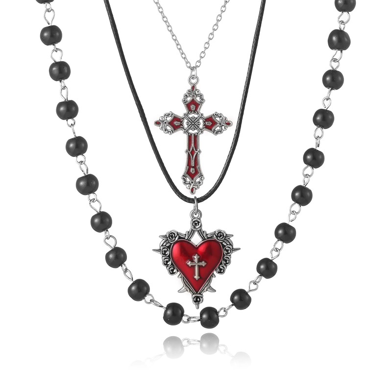 Jewelry Making Kits For Girls - Многослойное ожерелье в стиле Y2K панк-готика