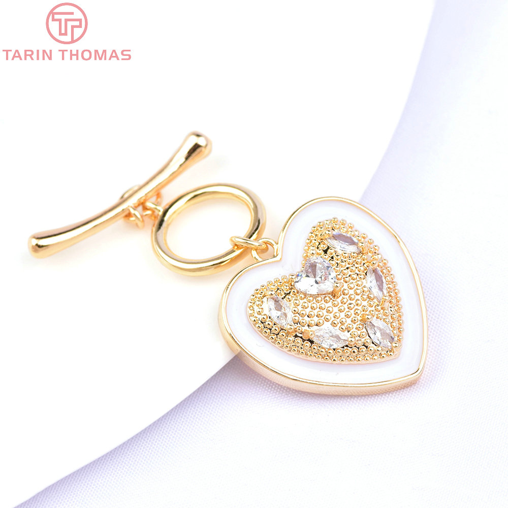 Toggle Clasp Gold - Латунь с покрытием 24-каратным золотом и