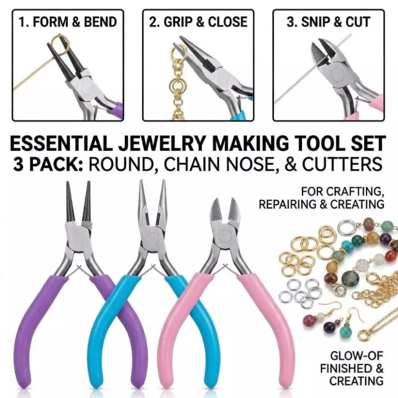 Jewelry Making Classes - Набор инструментов для изготовления украшений: плоскогубцы