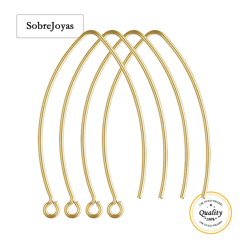 Jewelry Making Gold Wire - Золотистая проволока V-образной формы 32,0 мм,