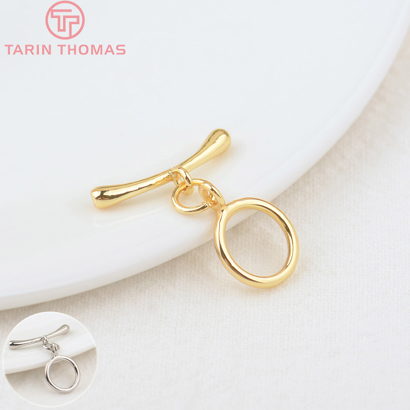 Toggle Clasp Gold - (3278) 6 компл. O: 10 мм