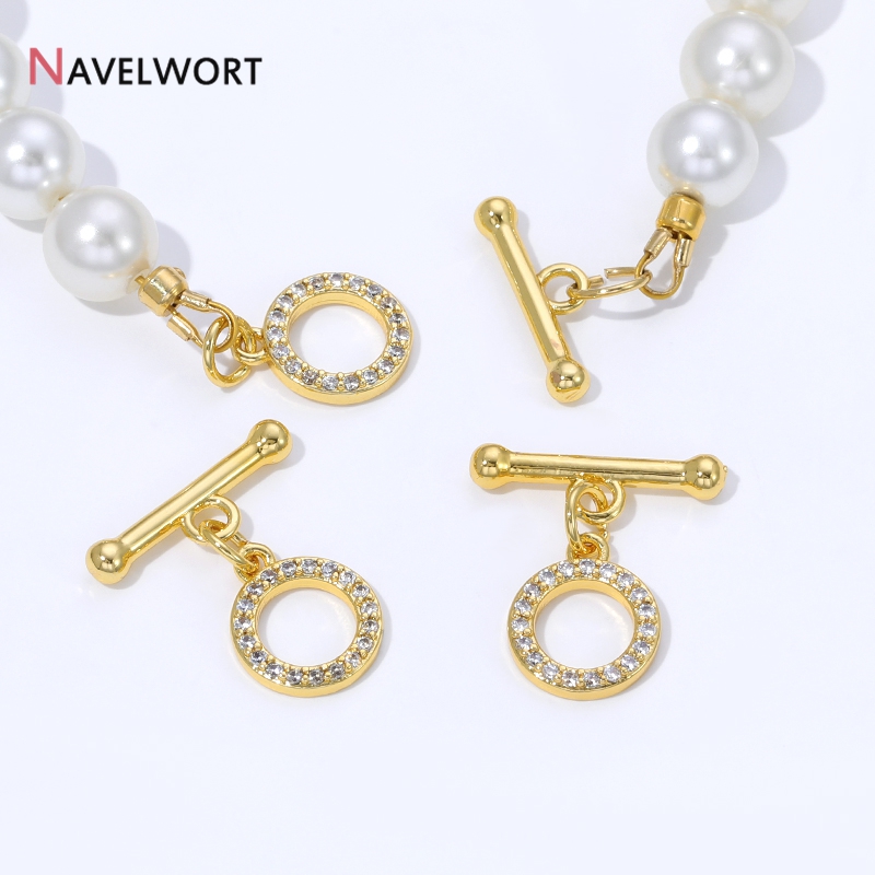 Jewelry Making Kit For Adults - Застежки-тогглы из латуни с позолотой 18K