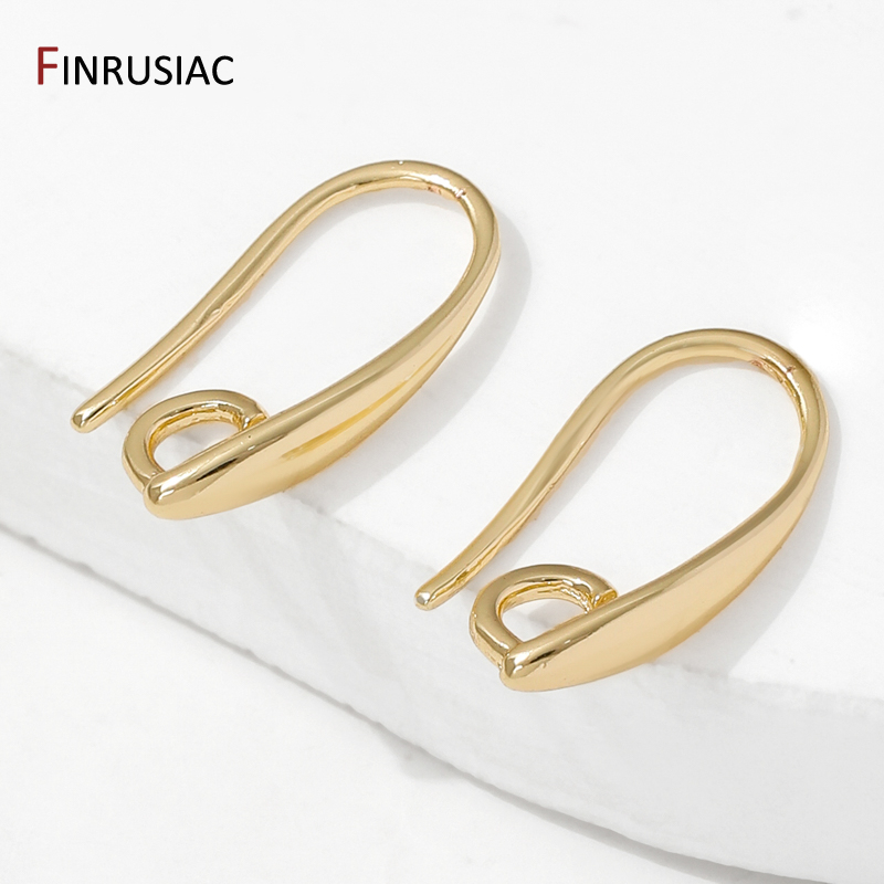 Jewelry Making Gold Wire - швензы для сережек,14-каратное позолоченное латунное гладкое