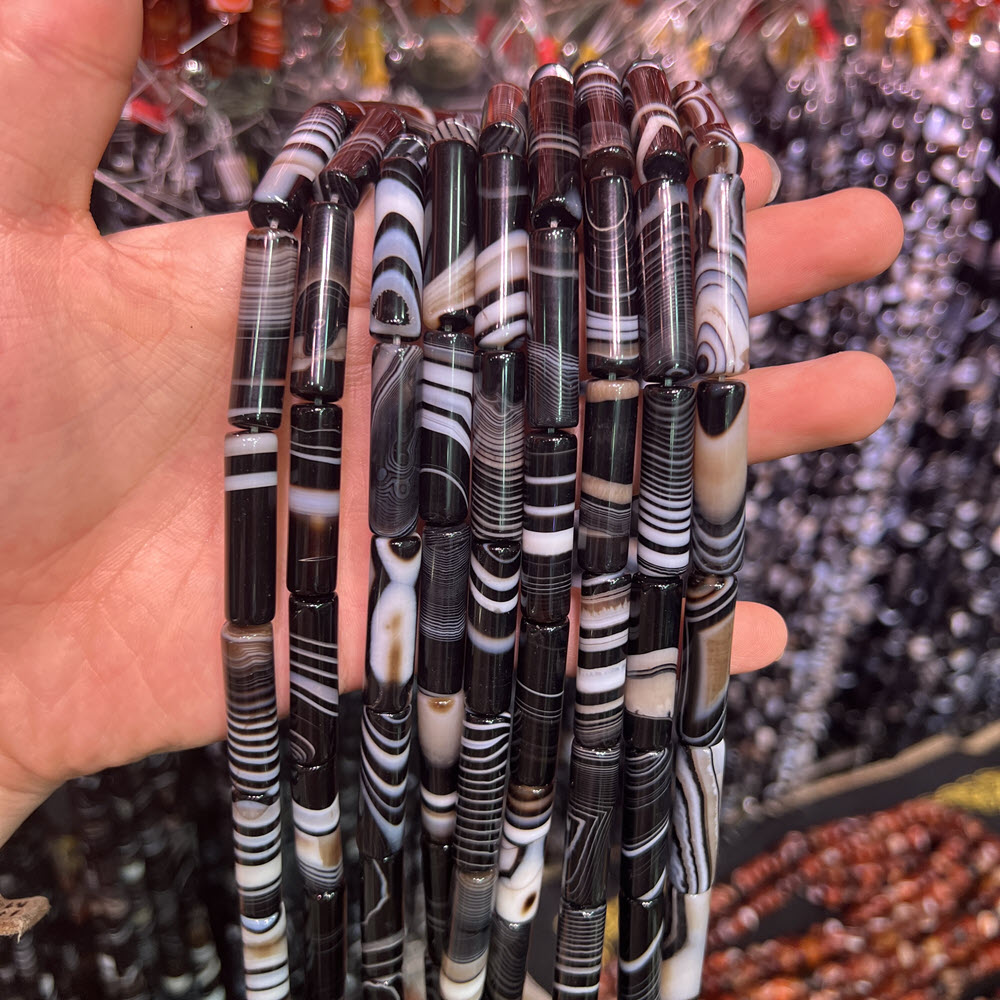 Натуральный камень, черный ага – обзор и цена Jewelry Making Store
