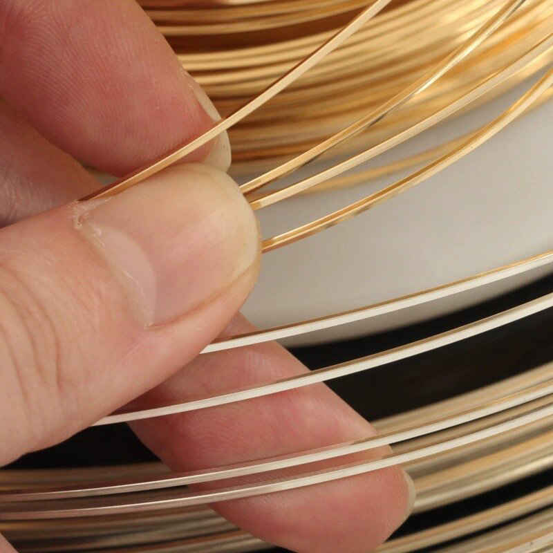 Квадратный провод с позолотой  – обзор и цена Jewelry Making Gold Wire