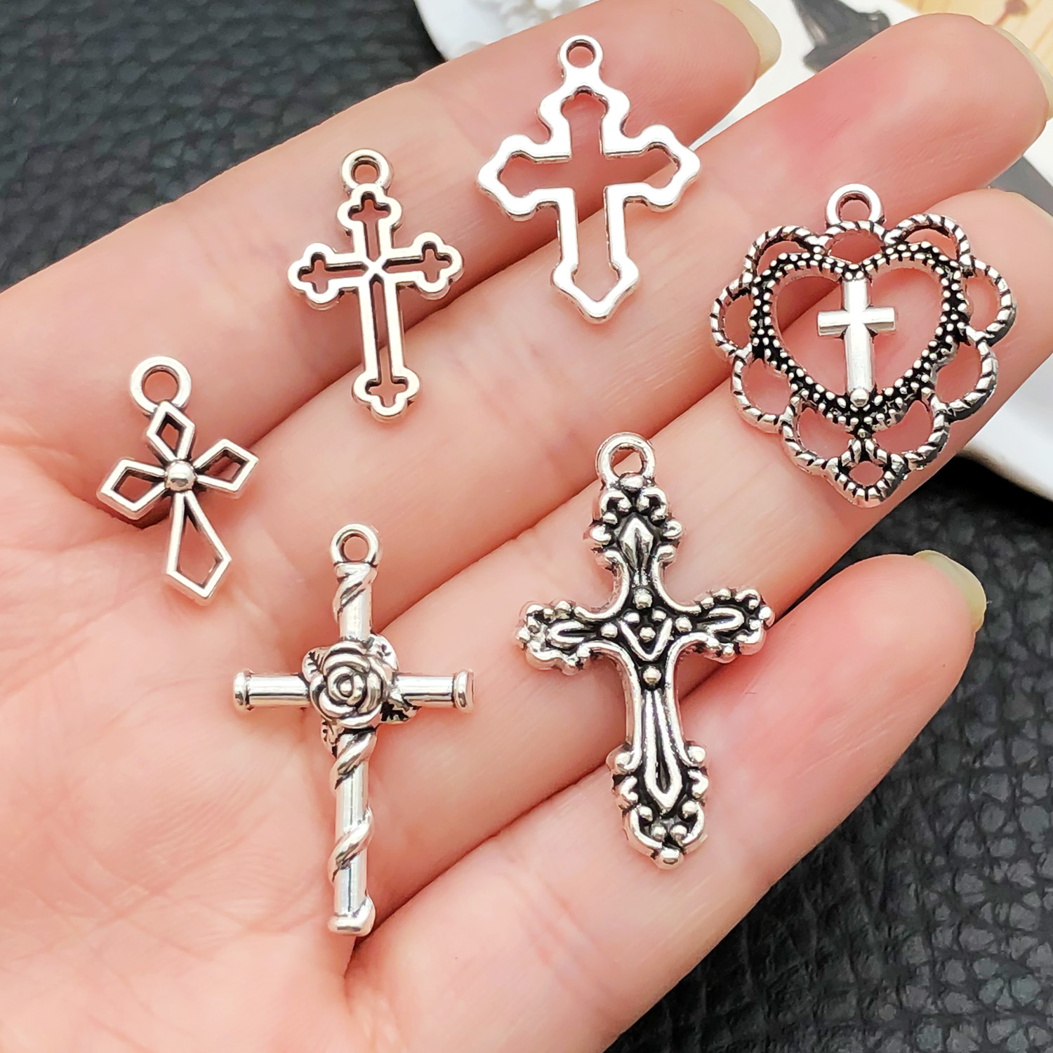 52 шт. подвески-крестики в асс – обзор и цена Jewelry Making Tutorials