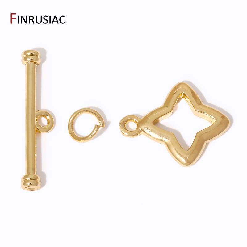 Застежки-тогглы из латуни с по – обзор и цена Toggle Clasp Gold