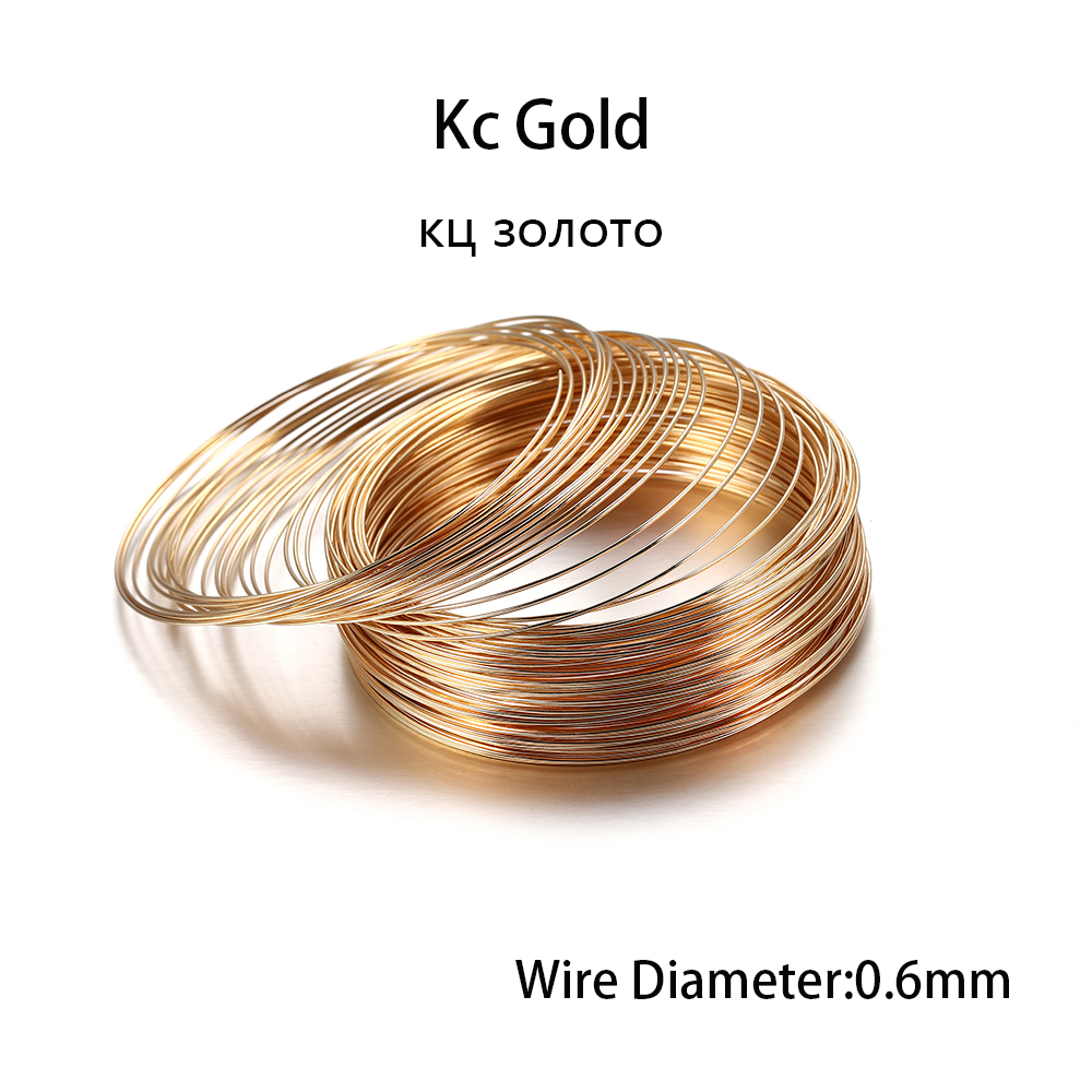 100 петель/лот 0,6 мм, серебро – обзор и цена Jewelry Making Gold Wire