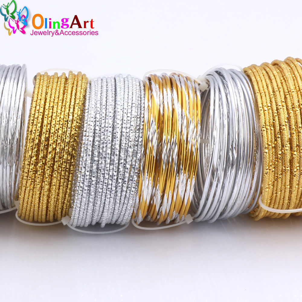 1М/5М, 2.0мм, алюминиевая пров – обзор и цена Jewelry Making Gold Wire