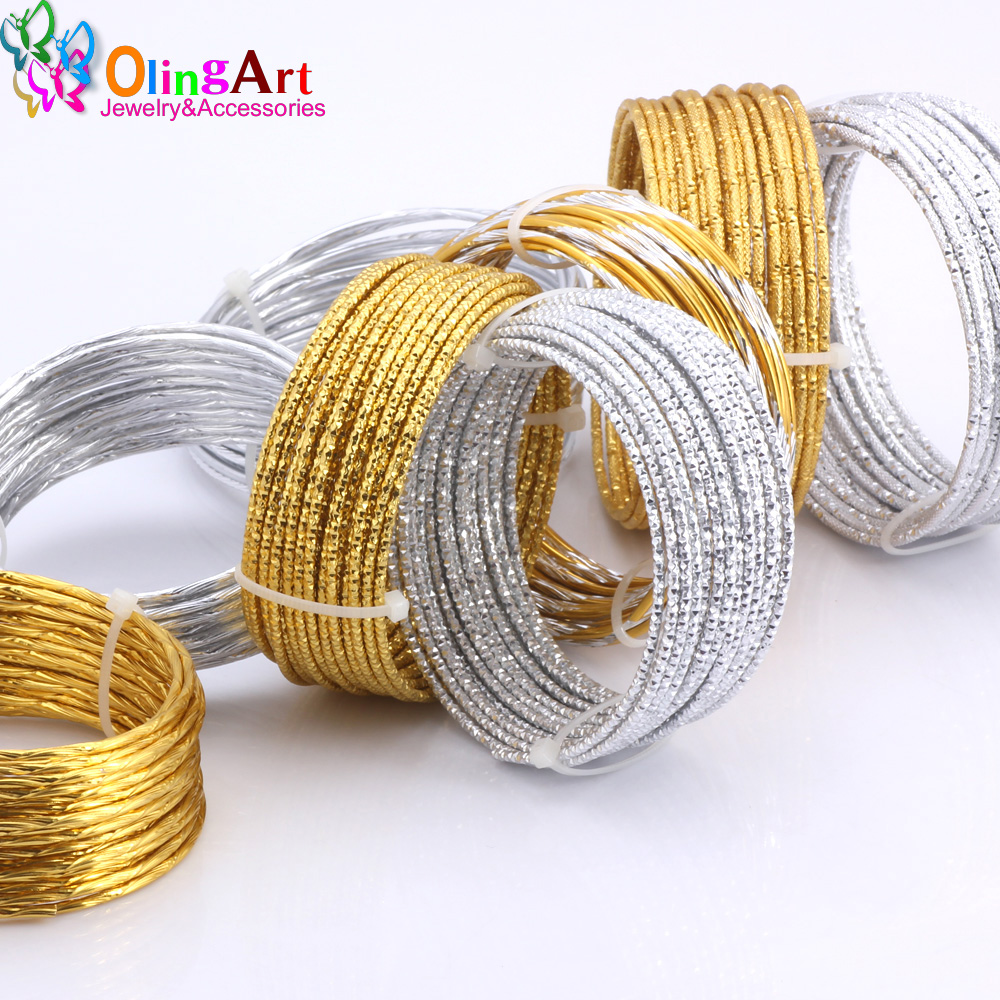 1М/5М, 2.0мм, алюминиевая пров – обзор и цена Jewelry Making Gold Wire