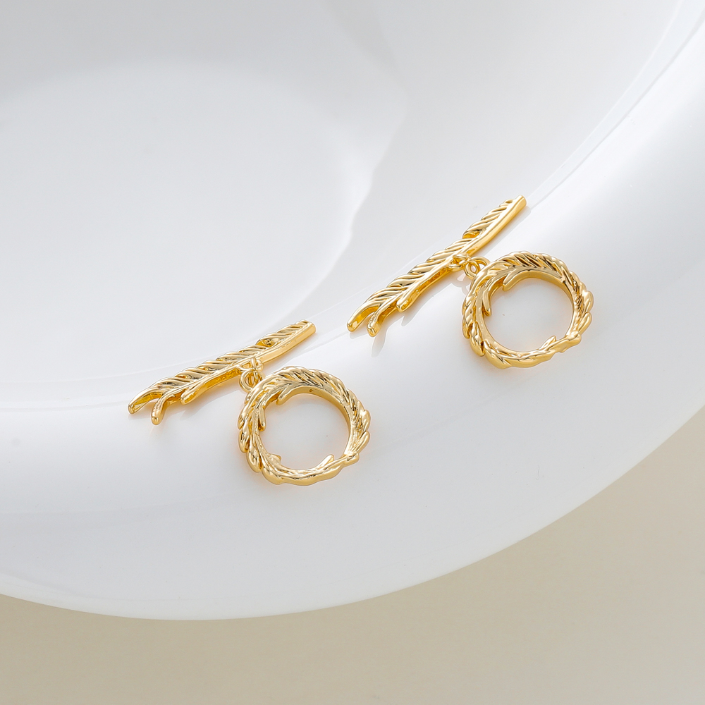 Застежки-переключатели из лату – обзор и цена Toggle Clasp Gold