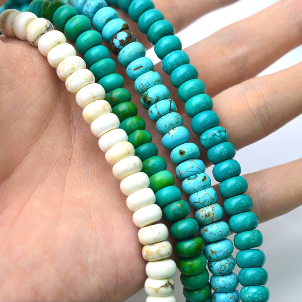 Круглые бирюзовые бусины из на – обзор и цена Jewelry Making Store