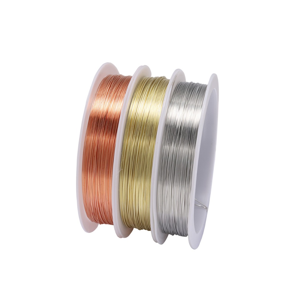 1 рулон прочной медной проволо – обзор и цена Jewelry Making Gold Wire