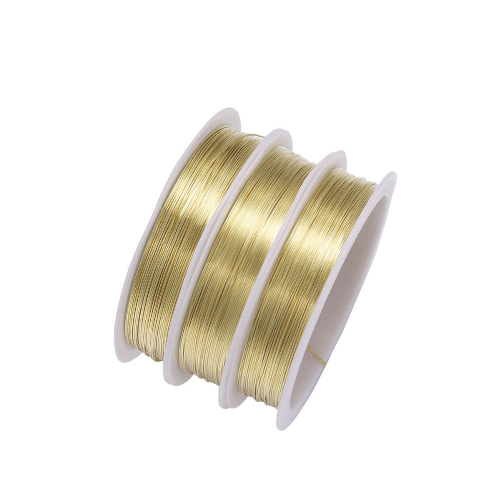 1 рулон прочной медной проволо – обзор и цена Jewelry Making Gold Wire