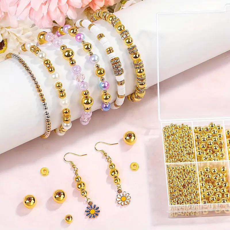 1000 шт., комплект золотых бус – обзор и цена Jewelry Making Tutorials