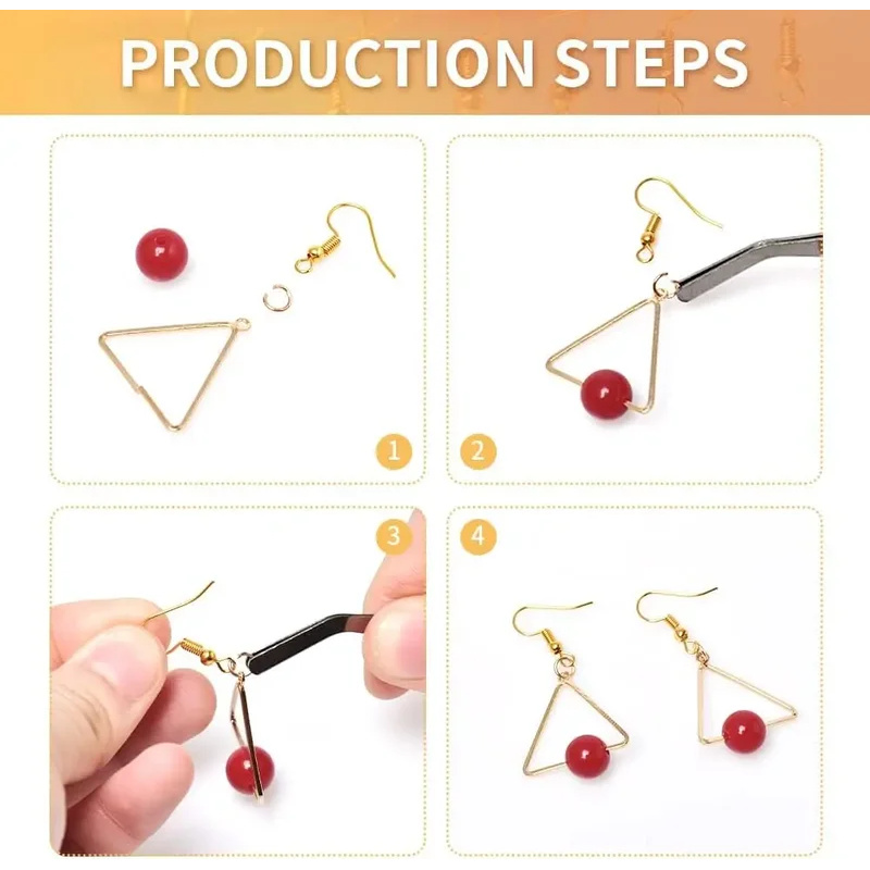 100/500 шт., фурнитура для сер – обзор и цена Jewelry Making Kit For Adults