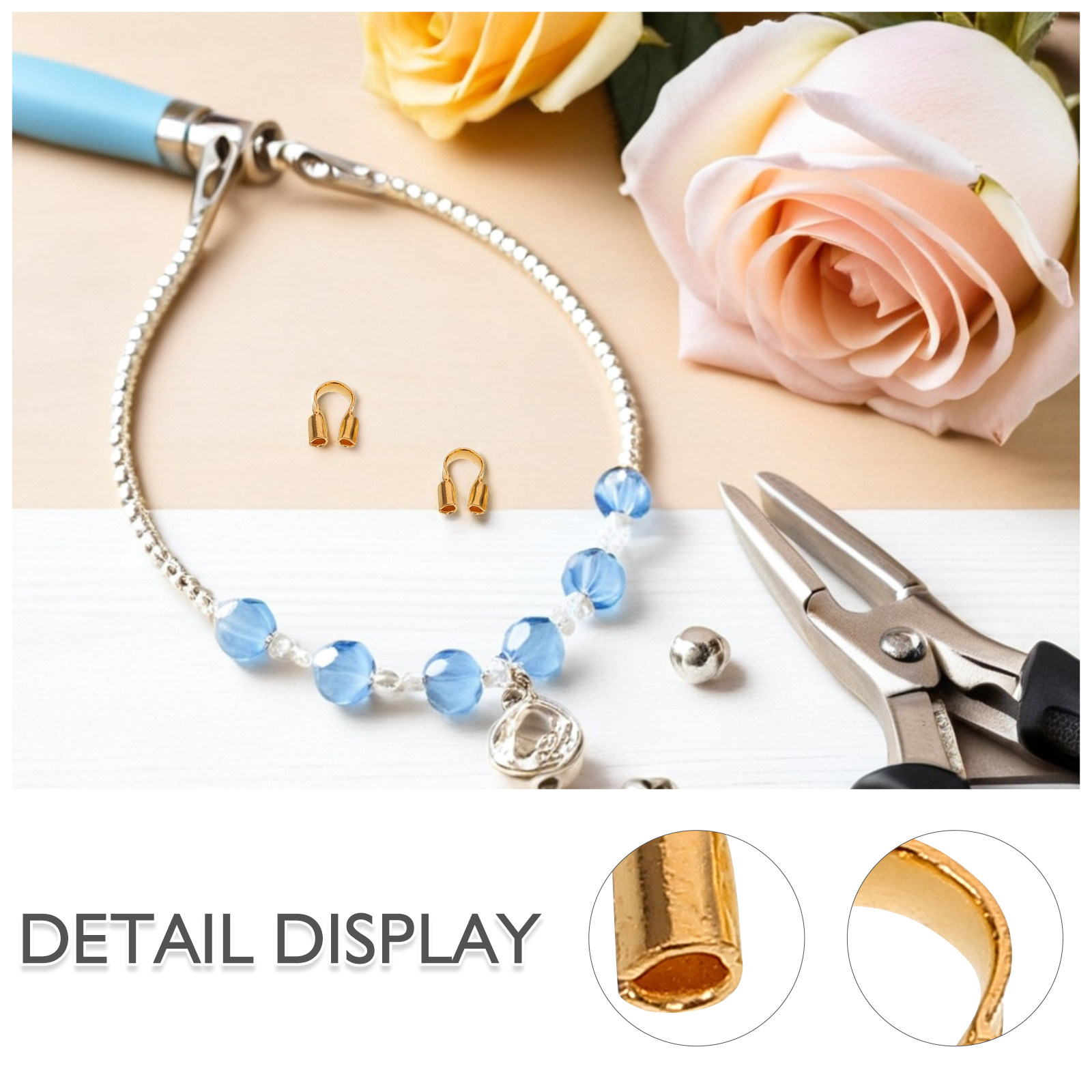 500 шт. U-образных защитных ко – обзор и цена Jewelry Making Thread