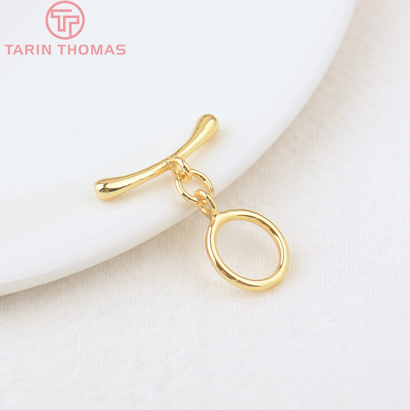 (3278) 6 компл. O: 10 мм T: 19 – обзор и цена Toggle Clasp Gold