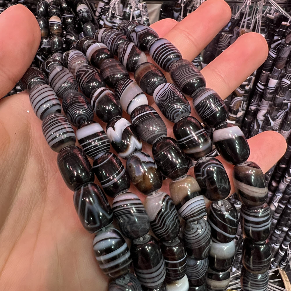 Натуральный камень, черный ага – обзор и цена Jewelry Making Store