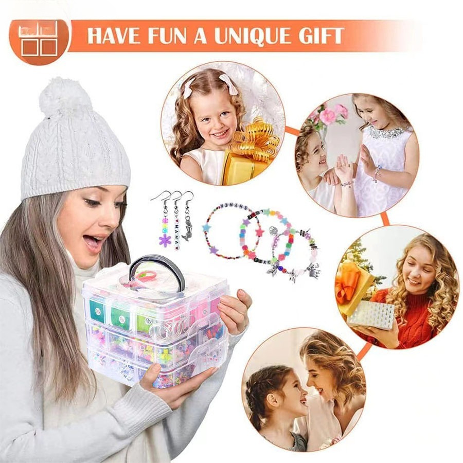 Набор браслетов в 4-слойной ко – обзор и цена Jewelry Making Kits For Girls
