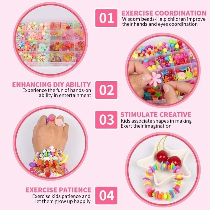 Набор бусин для девочек «сдела – обзор и цена Jewelry Making Kits For Girls
